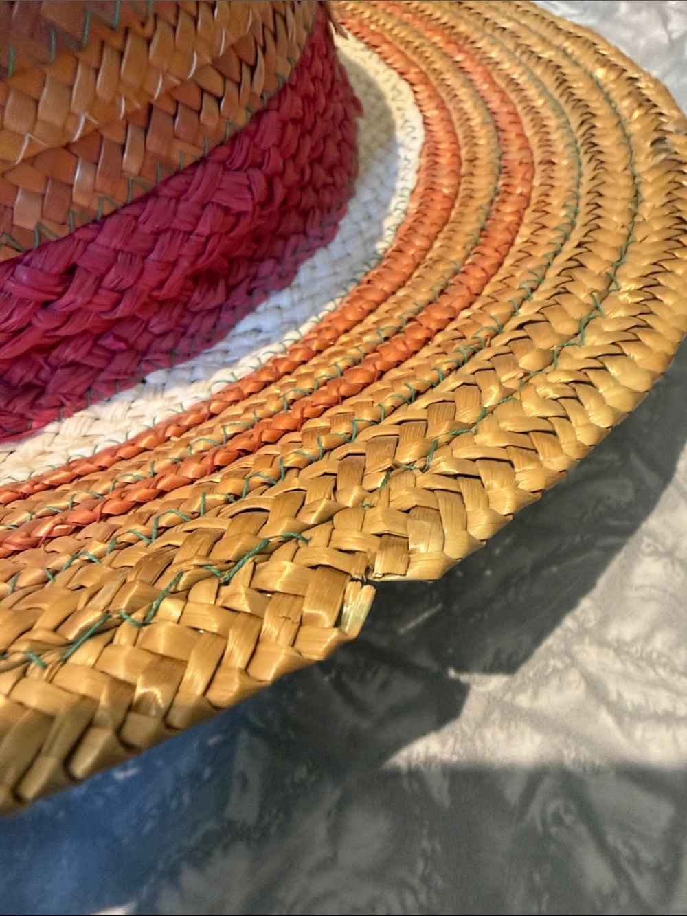 Vintage Miriam Lefcourt "Elegantly Yours" hand-crafted Italian straw hat - Picture 5 of 8